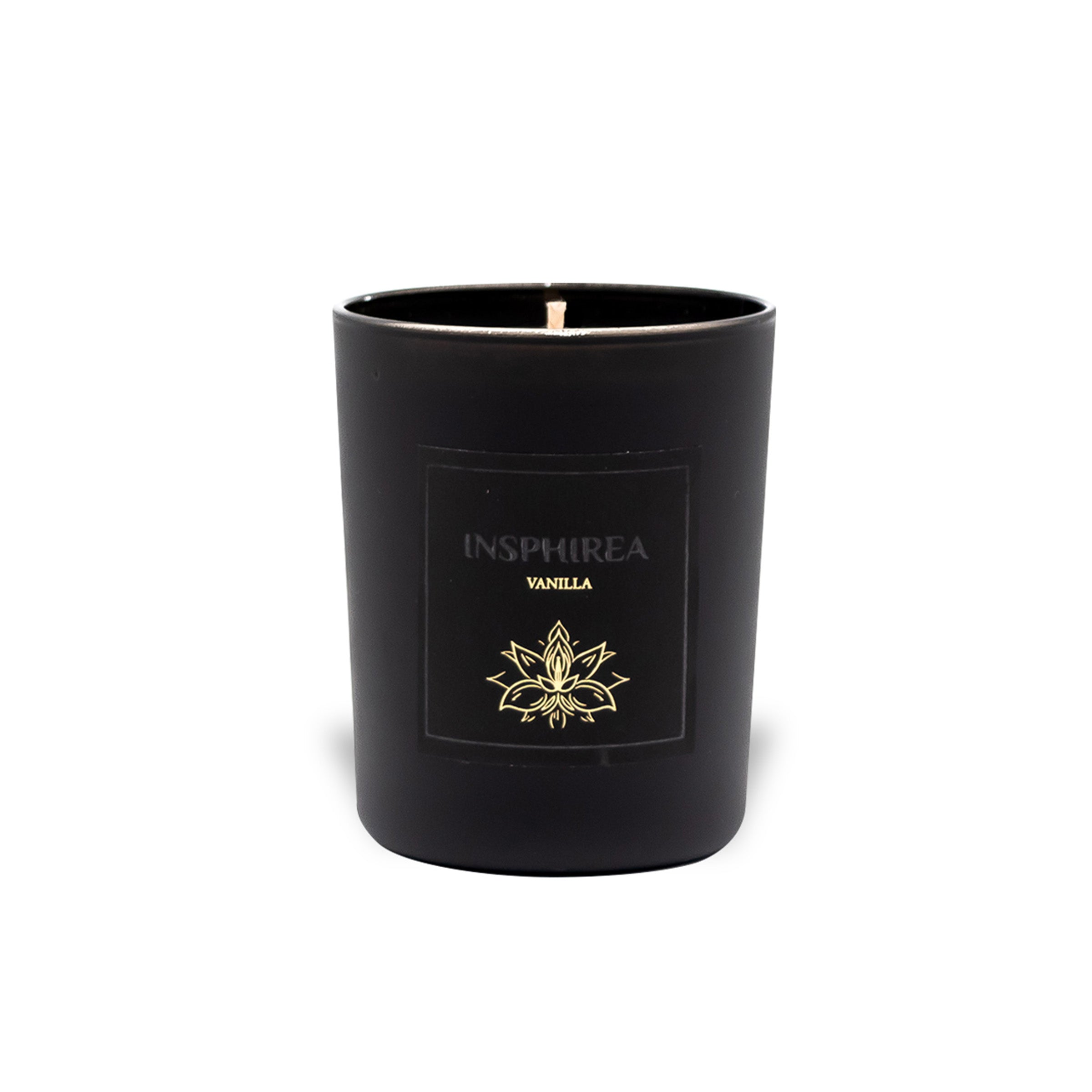 Reposea geurkaars – eco-luxe design met warme geur van vanille, karamel en musk