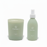 Harmonea Starter Duo – bundel met geurkaars en roomspray, fris en fruitig