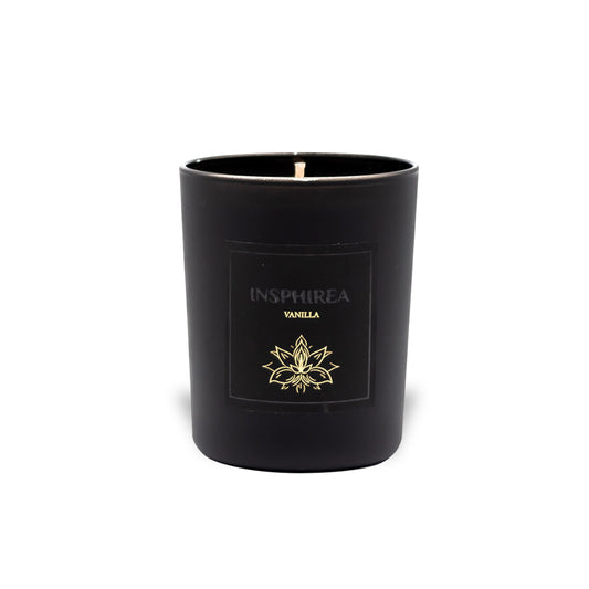 Reposea geurkaars – eco-luxe design met warme geur van vanille, karamel en musk