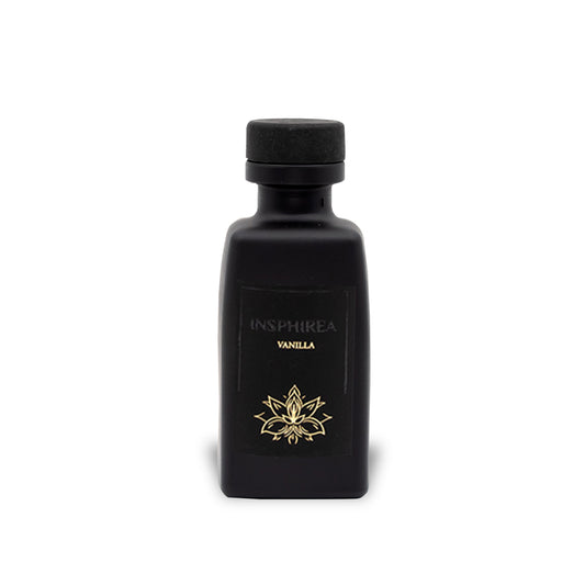 Reposea geurstokjes 100ml – diffuser met rotanstokjes, warme vanille en musk