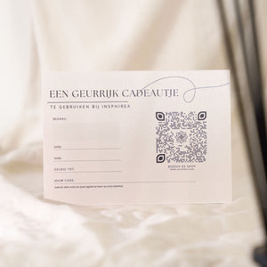 Insphirea scentsation gift card achterkant - weergave 2