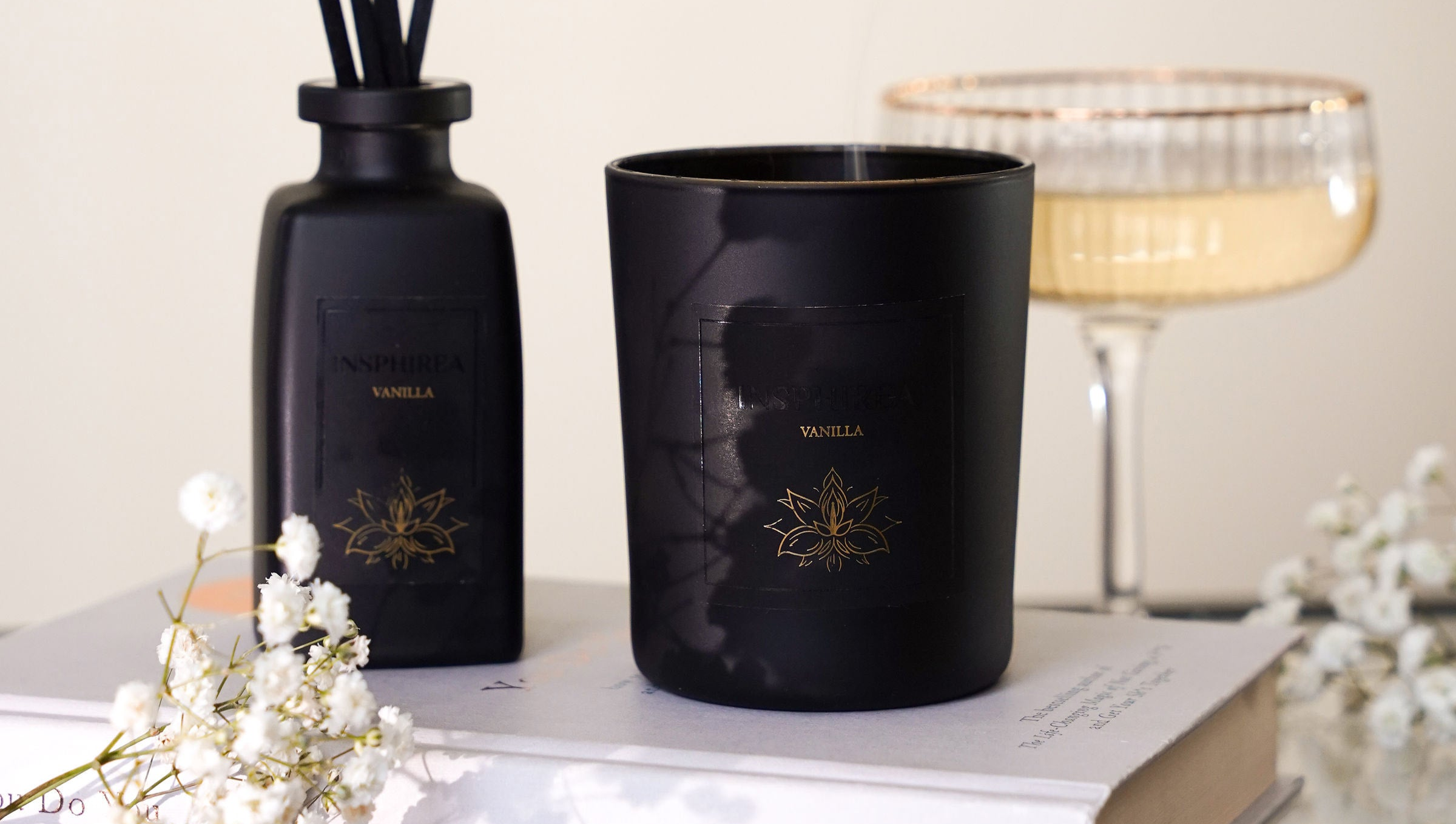 Reposea Discovery Set – Geurkaars + Geurstokjes